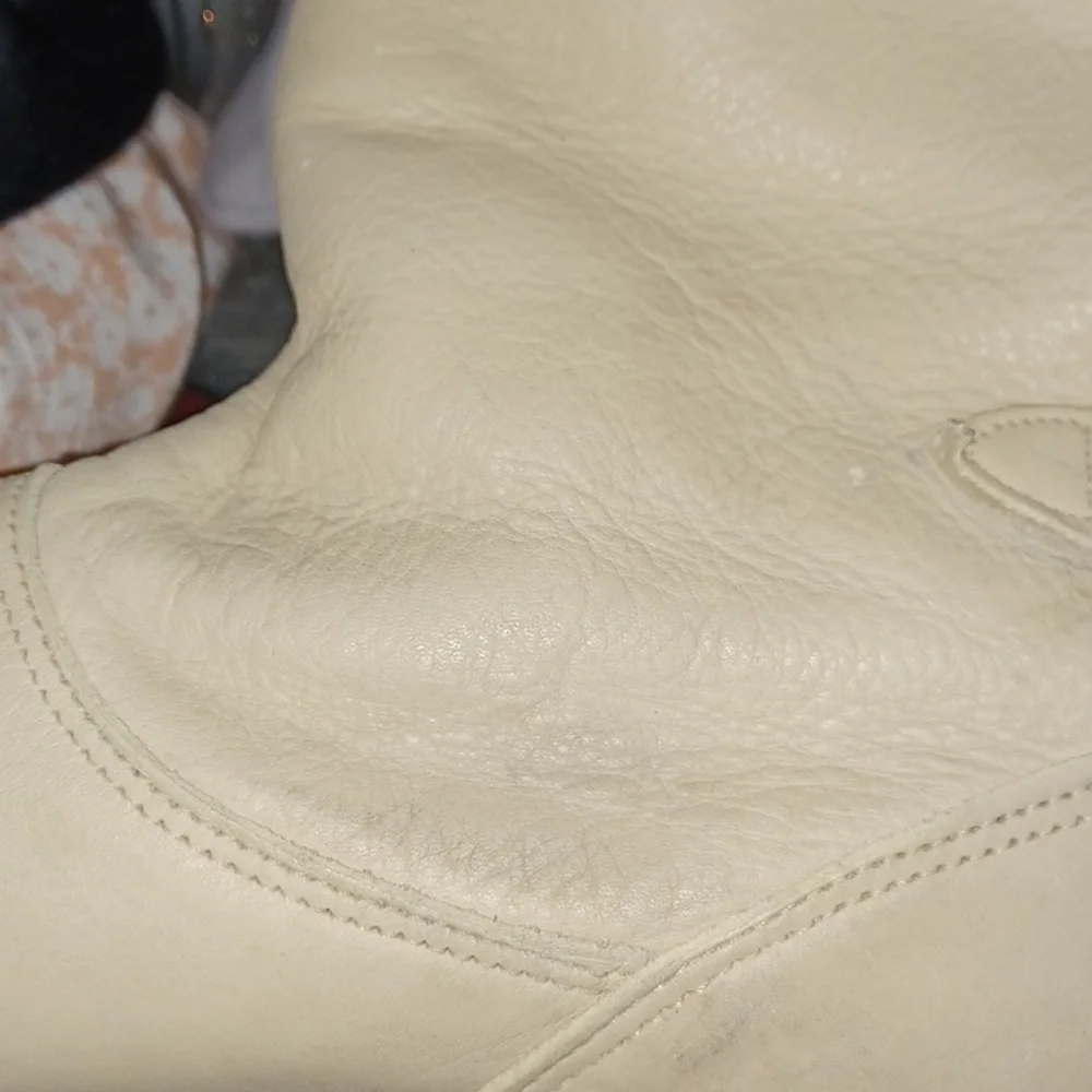 cougar beige cream lace up fur mid cuff boots size 9 - Picture 10 of 10